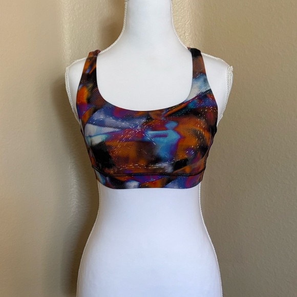 lululemon athletica Other - Lululemon Energy Bra *Medium Support, B–D Cups Hyper Drift Multi Size 2